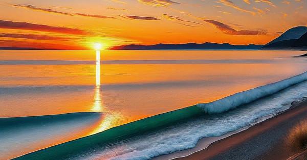 calm sunset